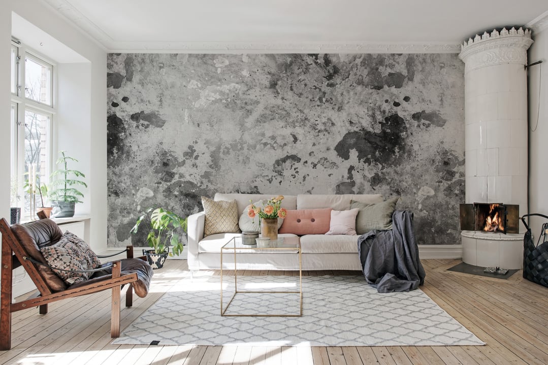 Papel de parede decorativo preto