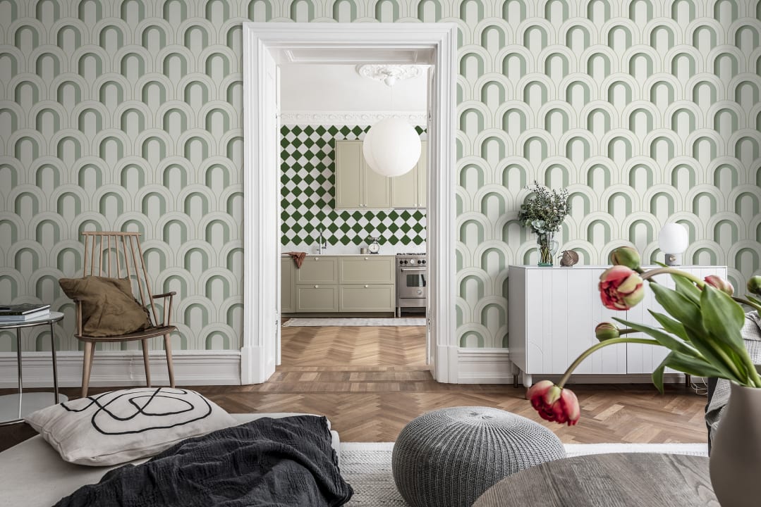 Arch Deco Bijou, Soft Green