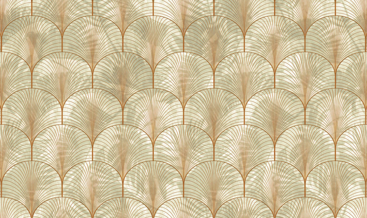 Art Deco Palms, Bronze