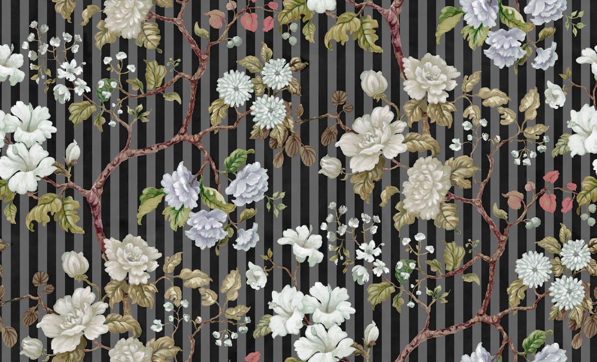 Stripes and Blossoms