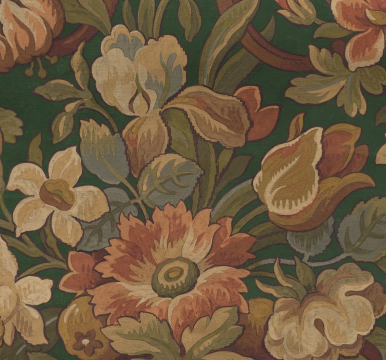 Vintage Flora, Green