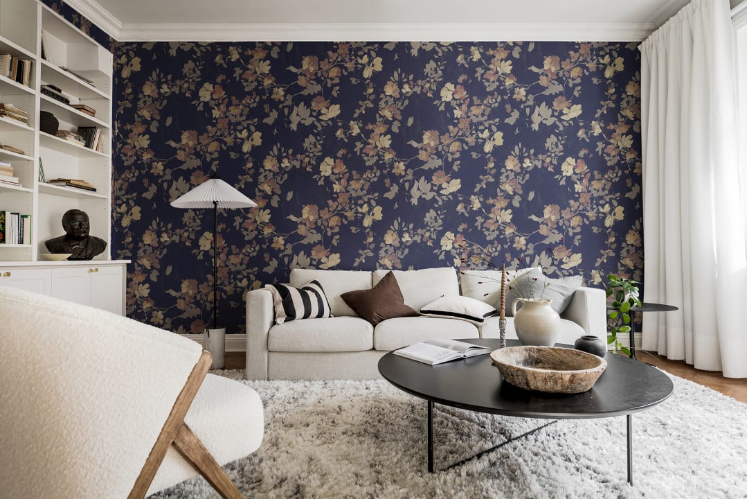 Blooming Garden, Dark Blue