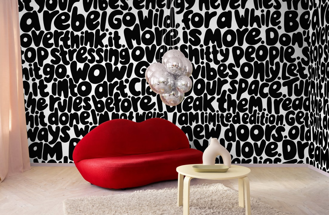 Gewagte Typografie-Tapete