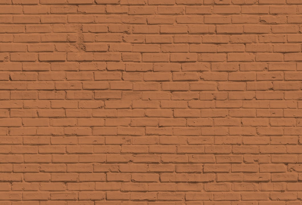 Mur de briques en terre cuite