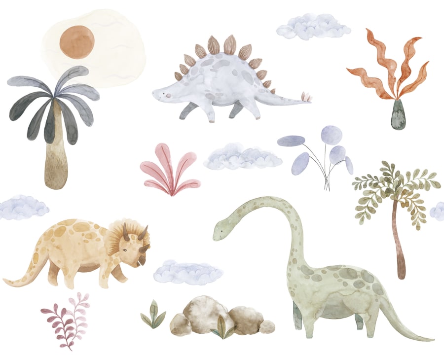 Kleurrijke Dinosaurus Wereld