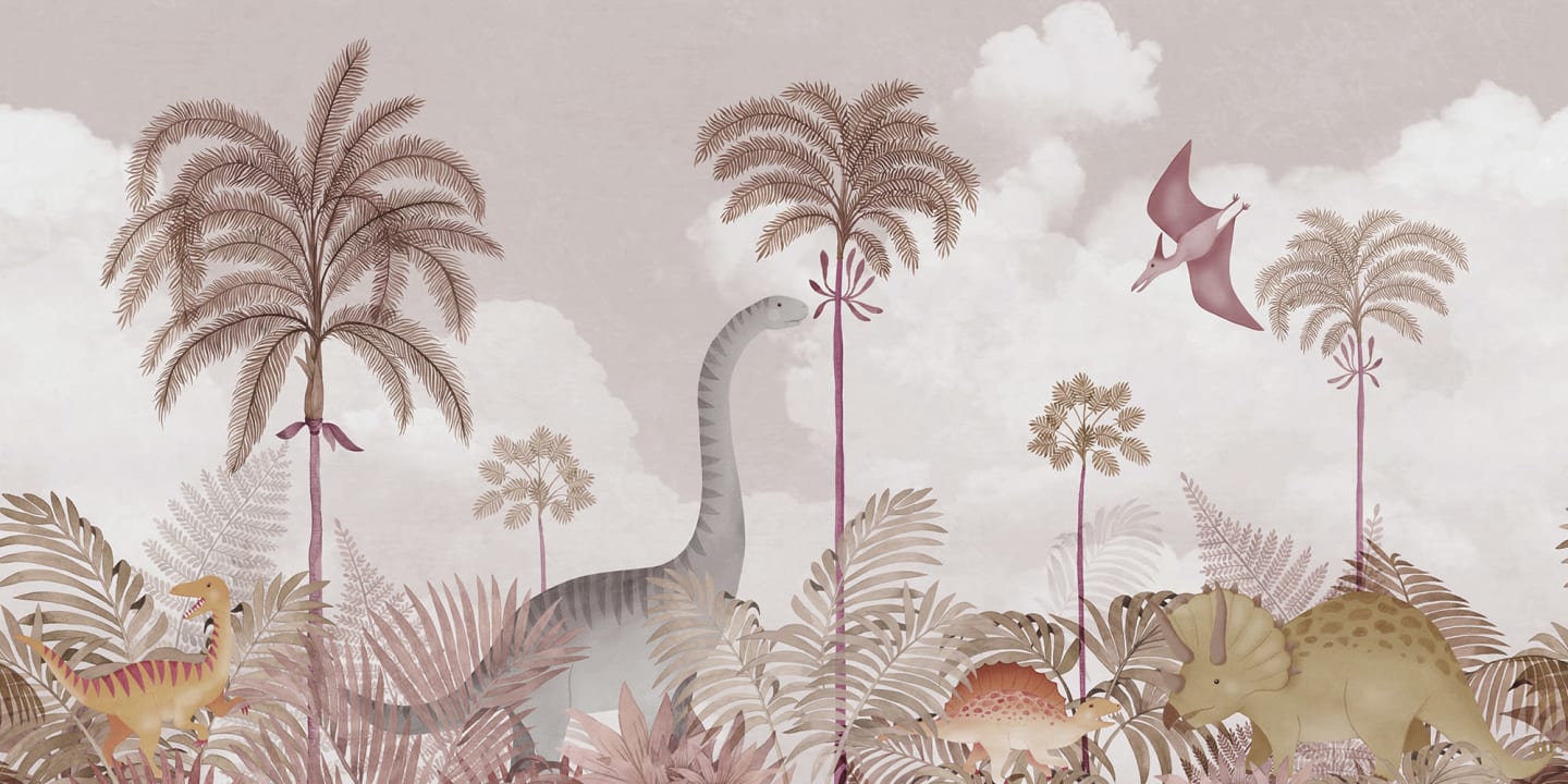 Verspieltes Dinosaurier-Paradies