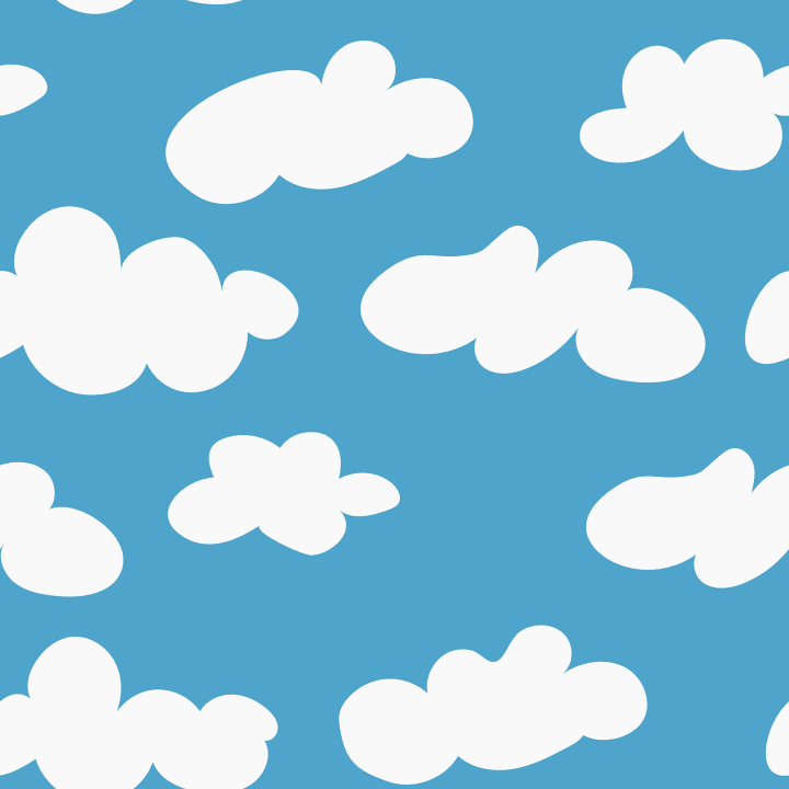 Nuages joyeux