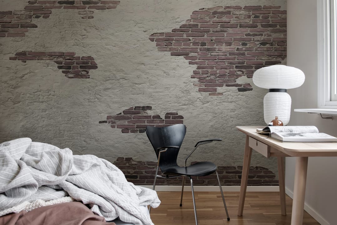 Pared de ladrillo visto