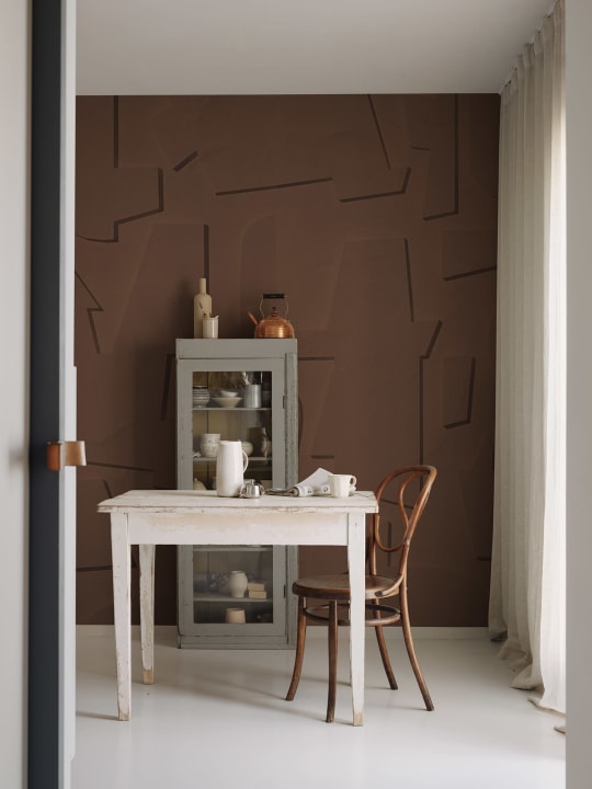 Abstracte Reliëfmuur