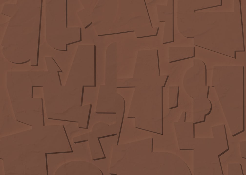 Abstracte Reliëfmuur