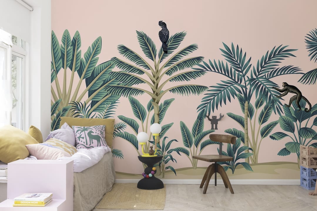 Vintage Tropisch Botanisch