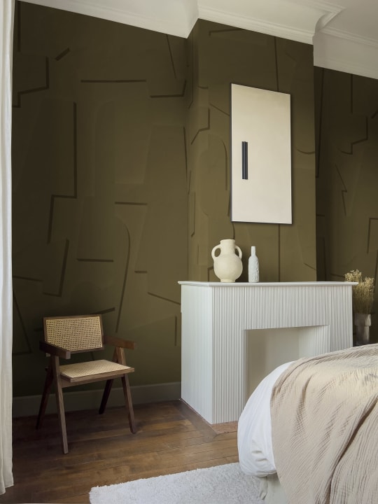 Relieve mural abstracto