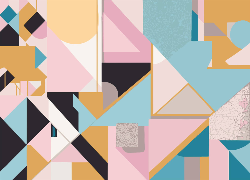 Un collage de créativité colorée