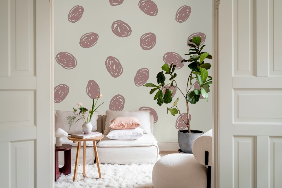 Verspielte rosa Punkte
