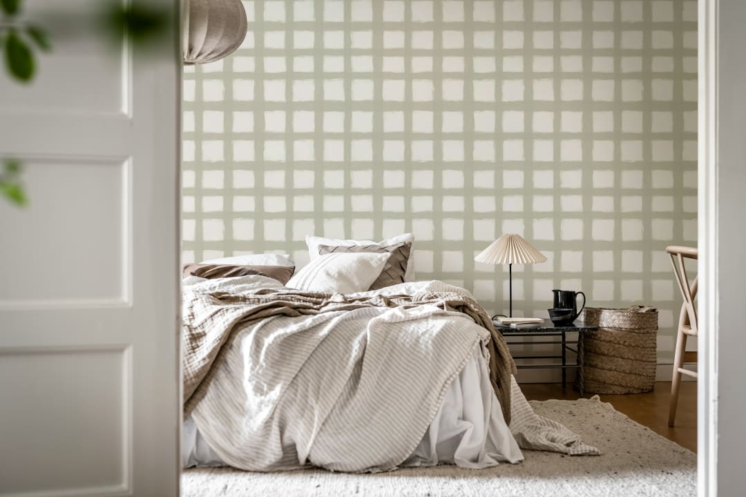 Beige Vierkant Chique