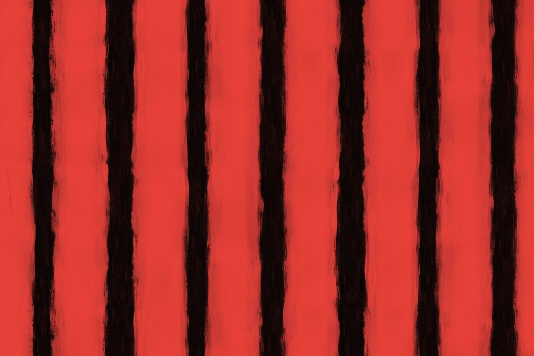 Vivid Red Stripes