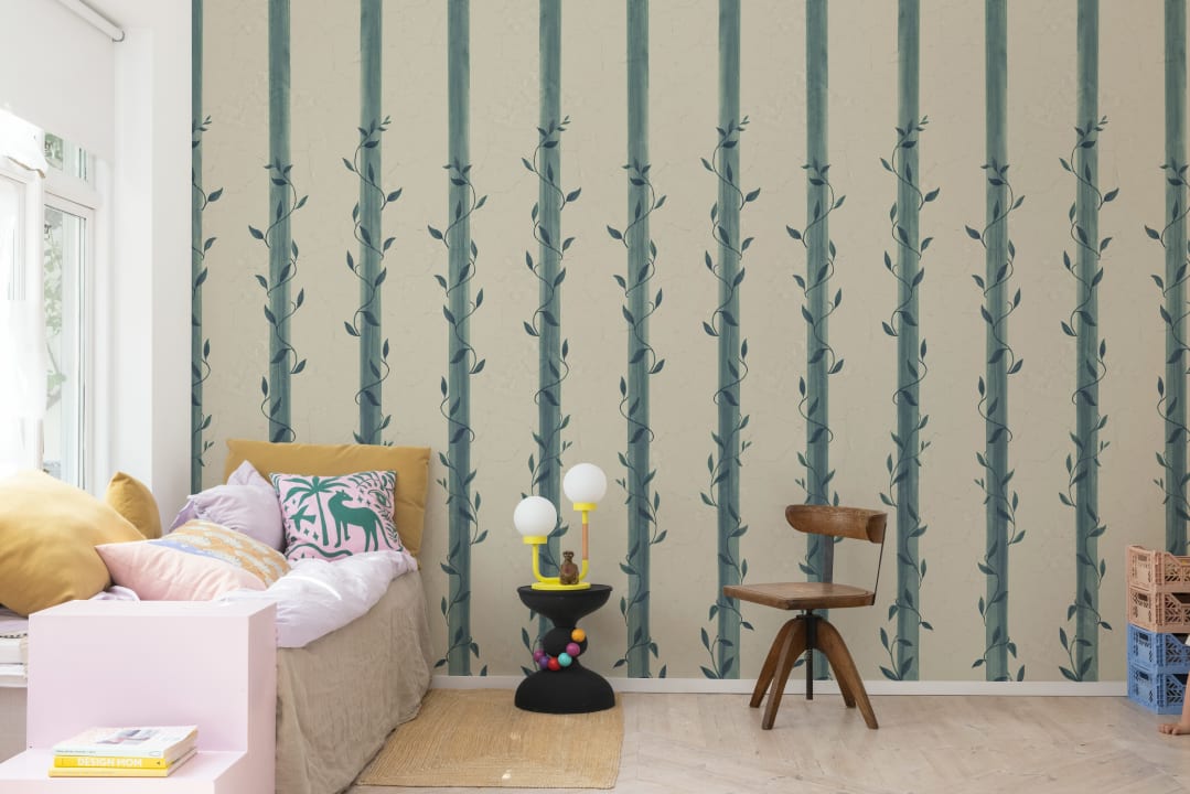 Blue Leaf Stripes