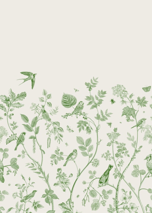 Forfriskende grønne blomster