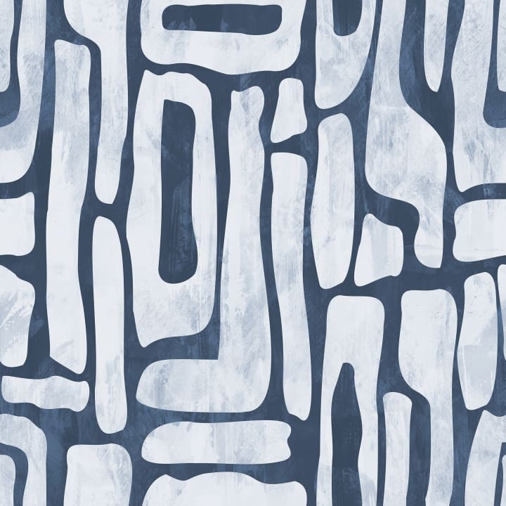 Abstract Blue Harmony