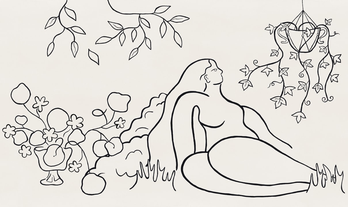 Elegante Linienkunst