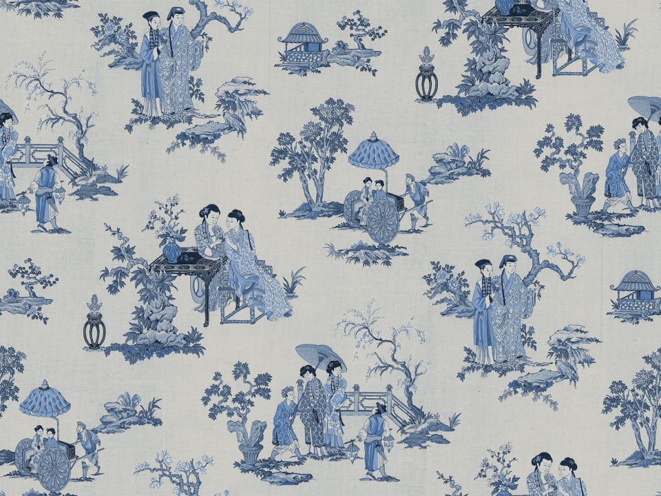 Blå Toile Elegans
