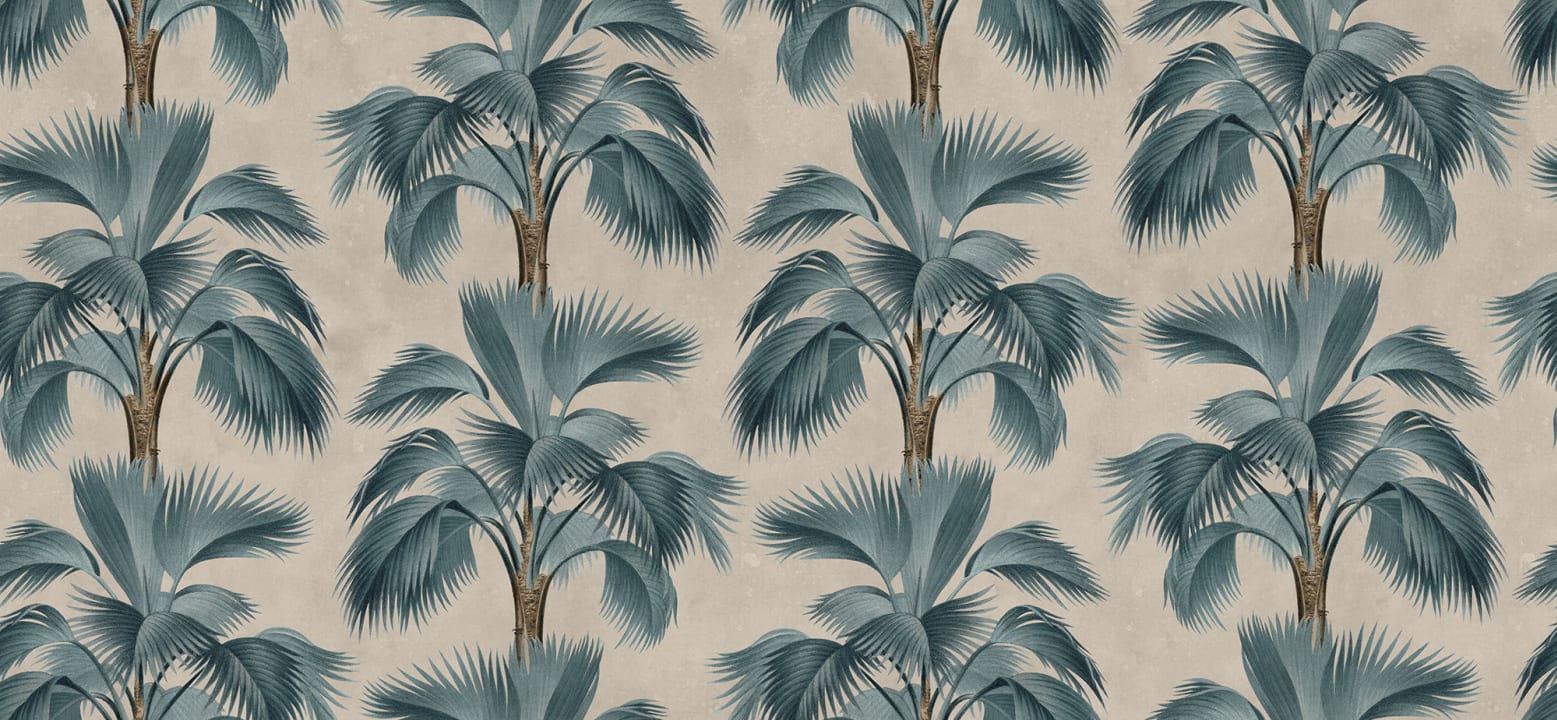Blauwe Palm Charme