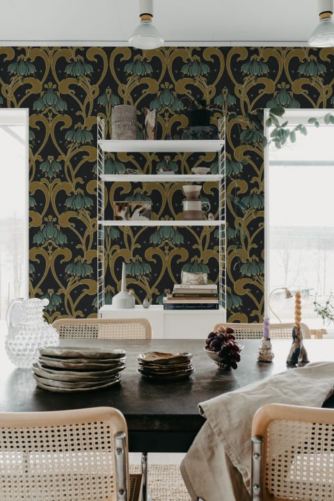 Embrassez l'élégance avec Art Nouveau Floral