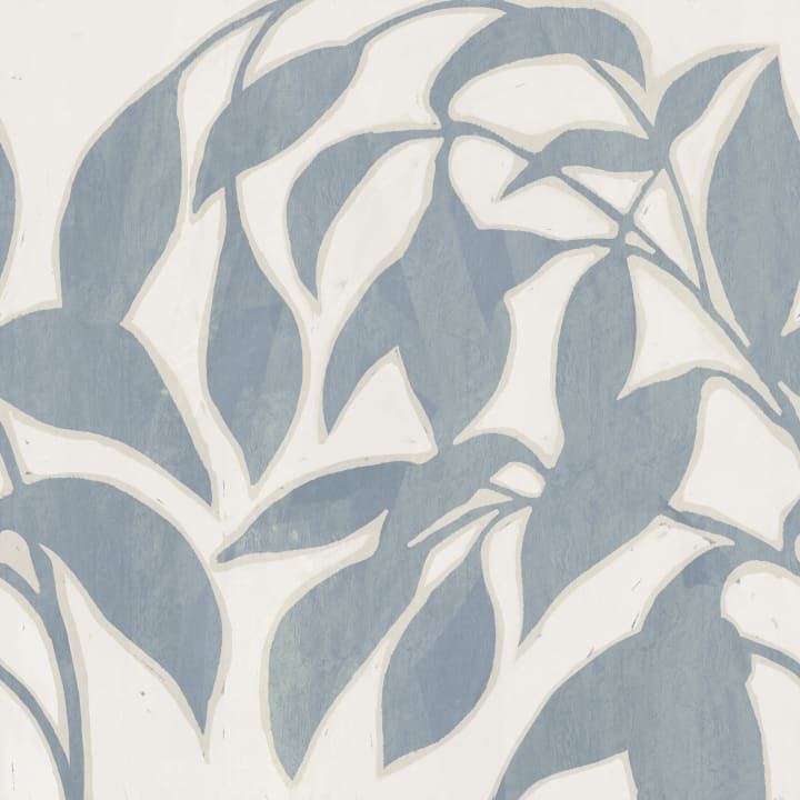 Blue Leaf Elegance