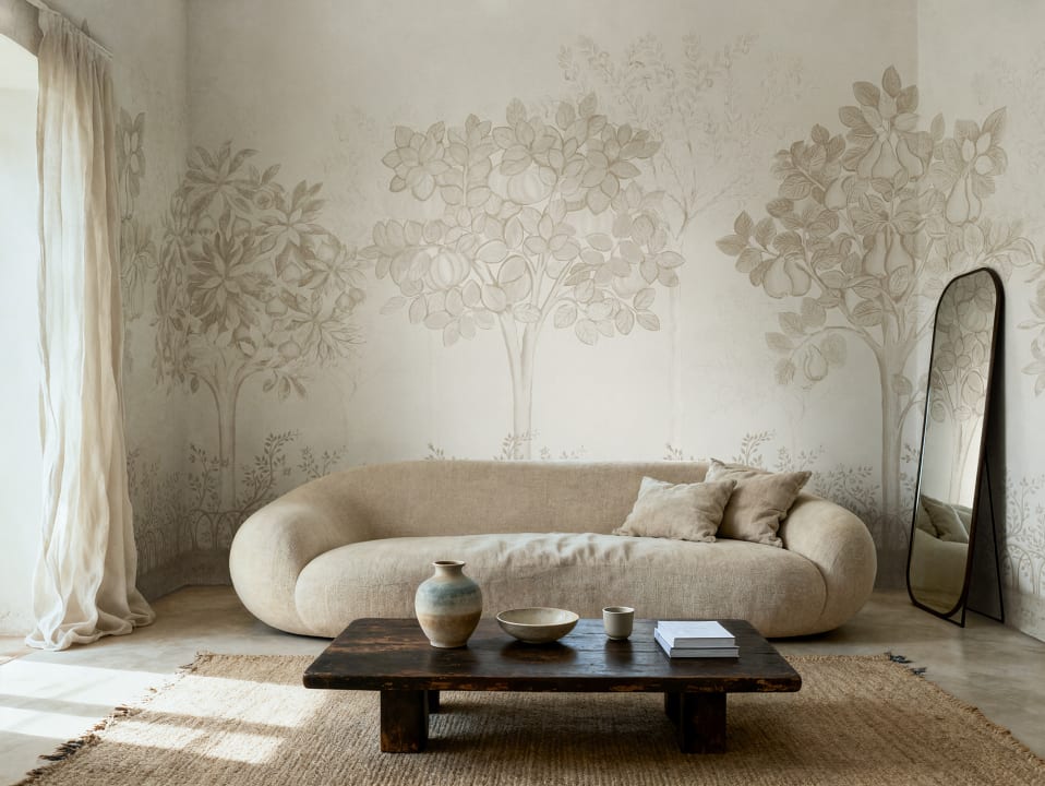 Fantaisie d'un jardin serein