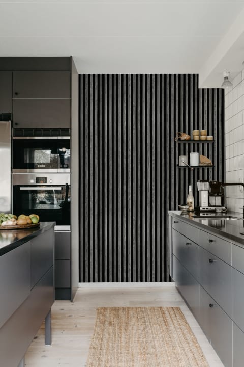 Claim Your Space met Rib Wood Stripes