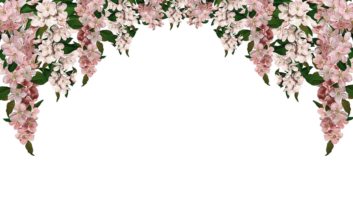 Bloom Garland, Soft Pink
