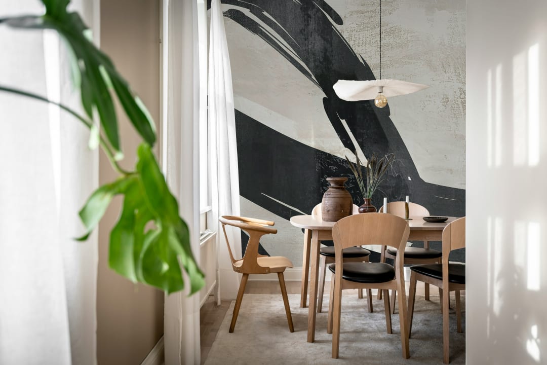 Omfavn kunsten av grå striper