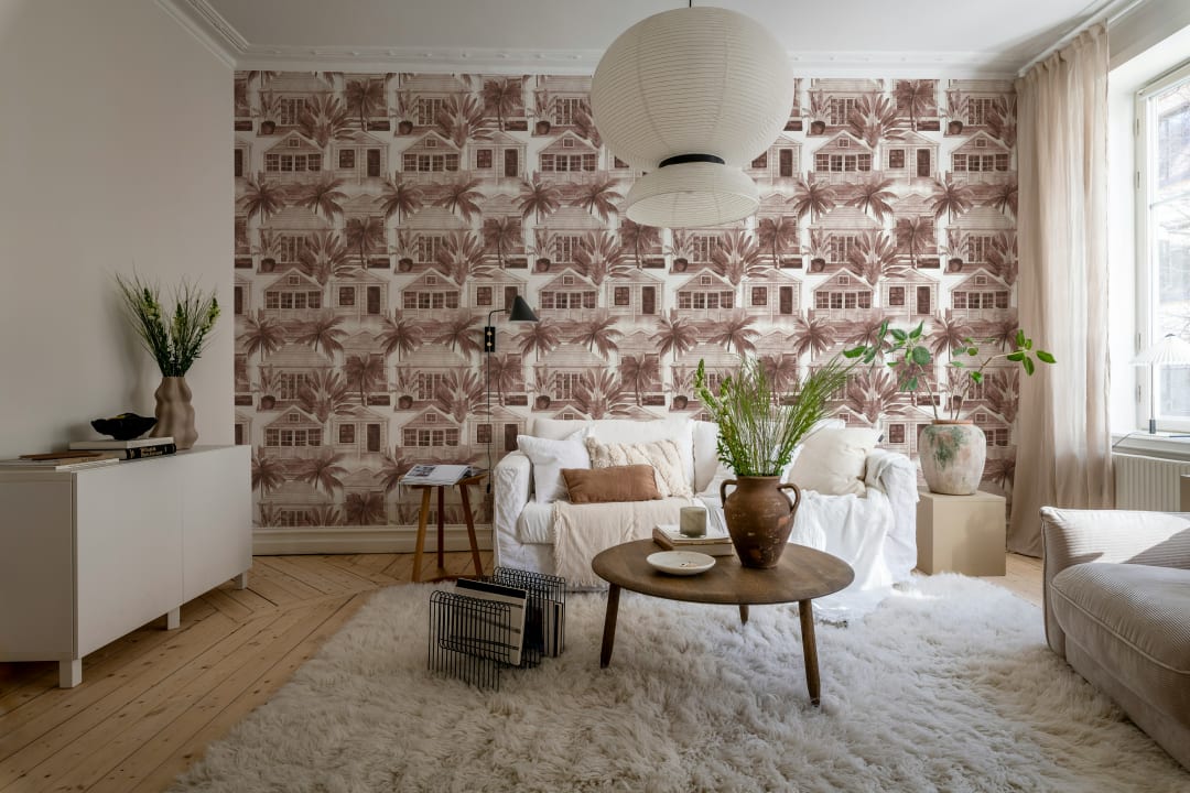 Burgundy Bliss with Tropical Charm