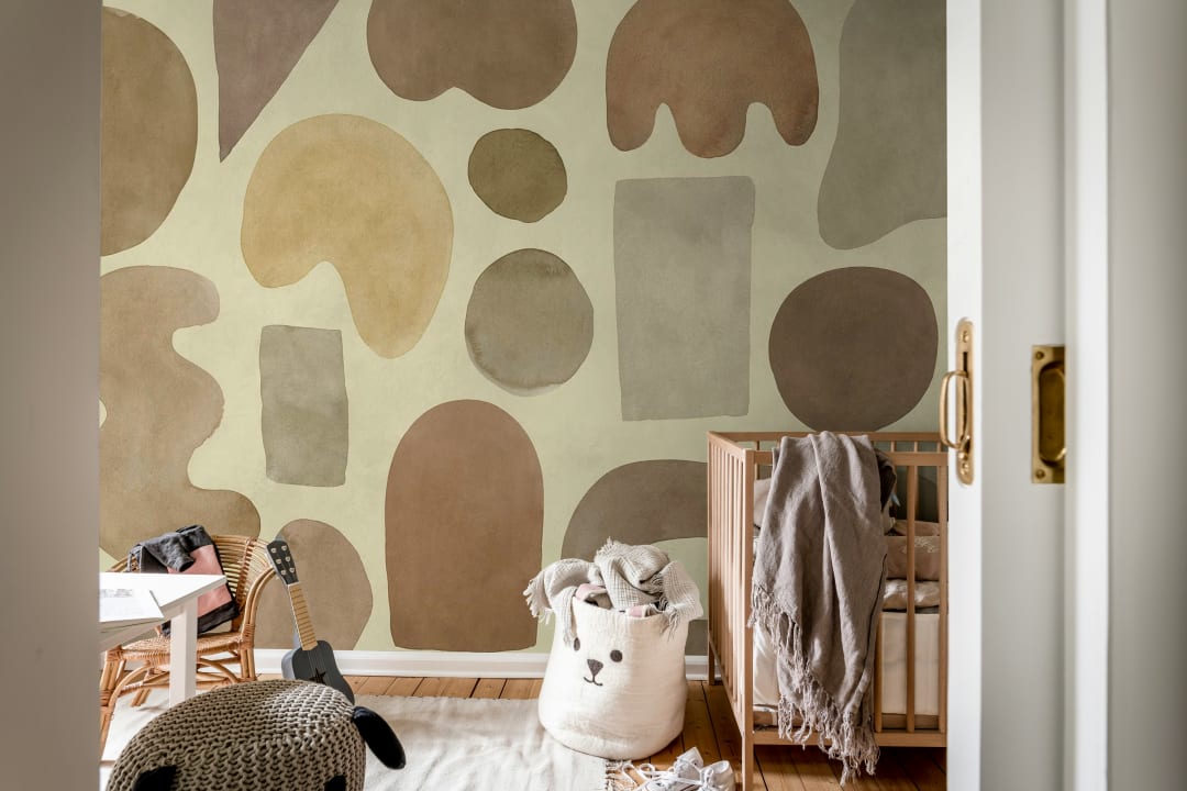 Erdiges Aquarell-Harmonie <br> <a href='https://example.com'>Rebel Walls</a>: Bekenne dich zu deinem Raum!