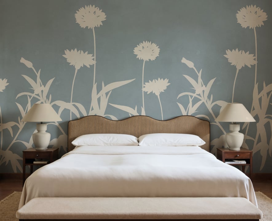 Omarm elegantie met bloemen silhouetten