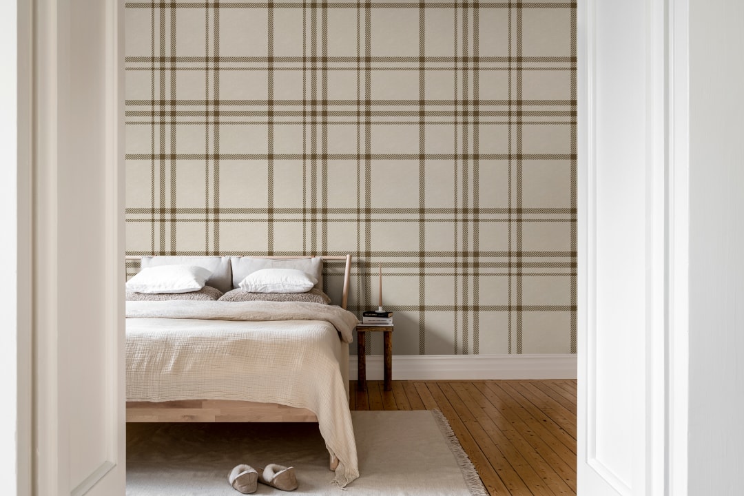 Sophisticated Brown Check