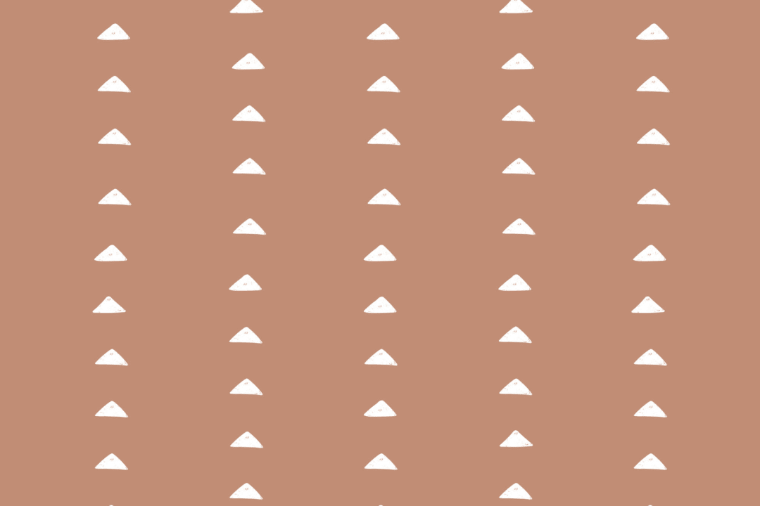 Terracotta Small Triangle Repeat Pattern Wallpaper