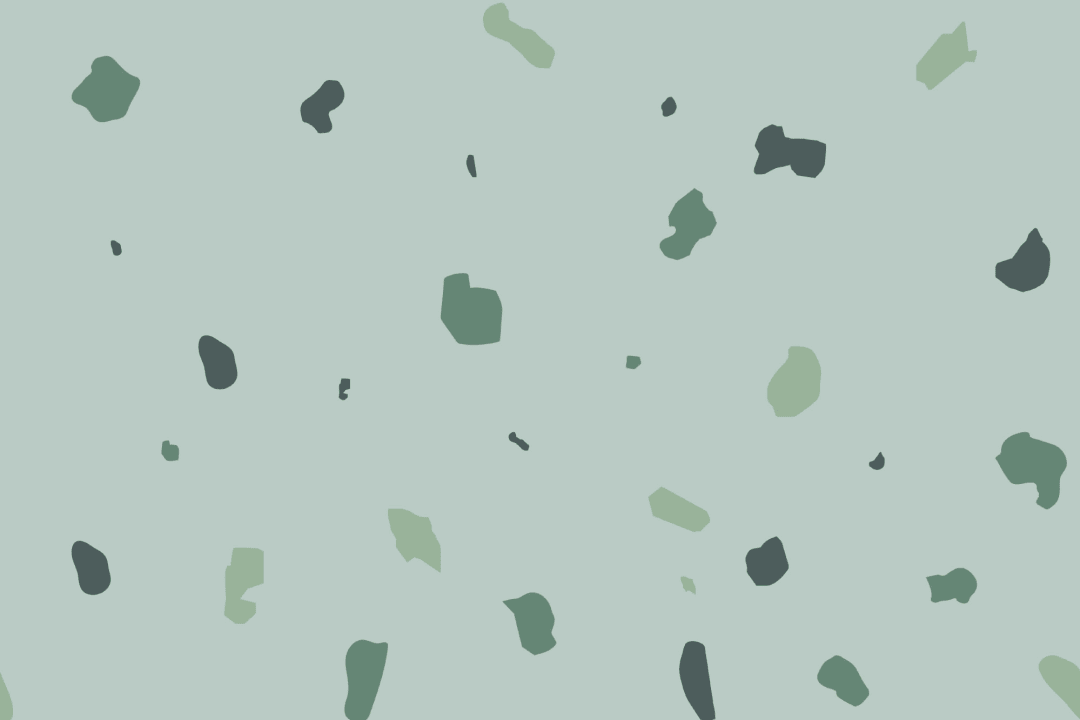 Green Terrazzo Wallpaper Mural