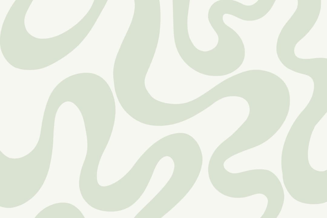 Verde Groovy Wiggly linii repeta model tapet