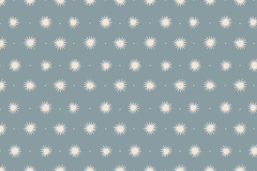 Blue Celestial Pattern Cosmic Atmosphere Mural