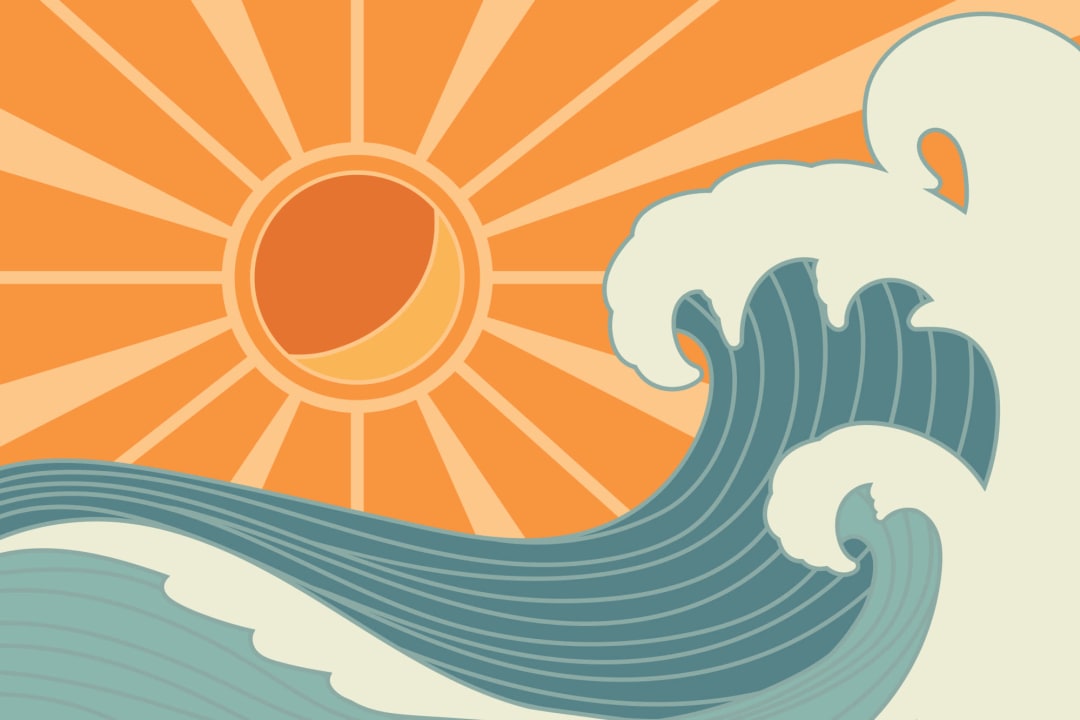 Retro Surf Wallpaper Mural