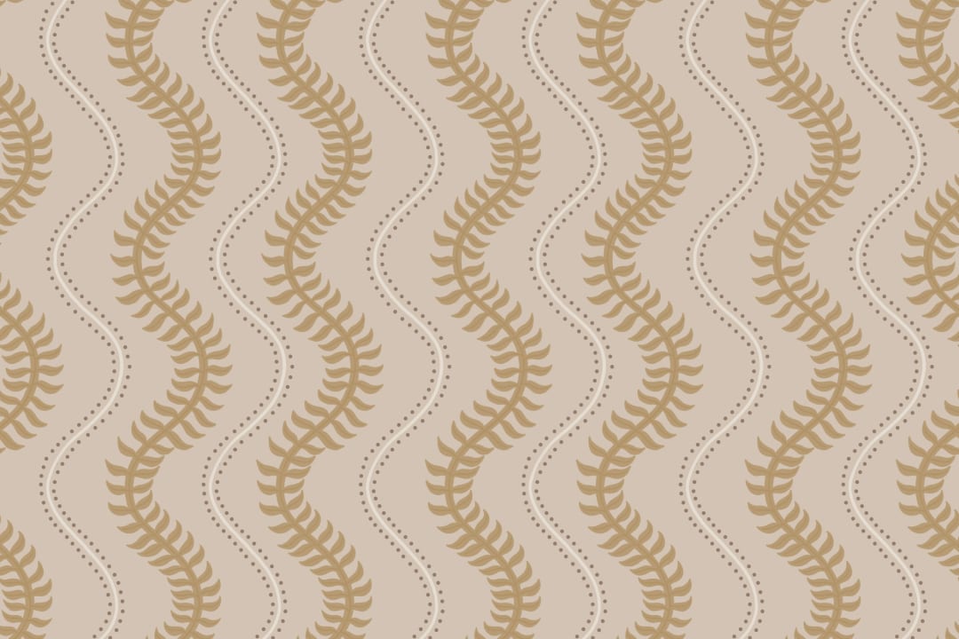 Yellow Wave Pattern Design Mural For Contemporary Spaces