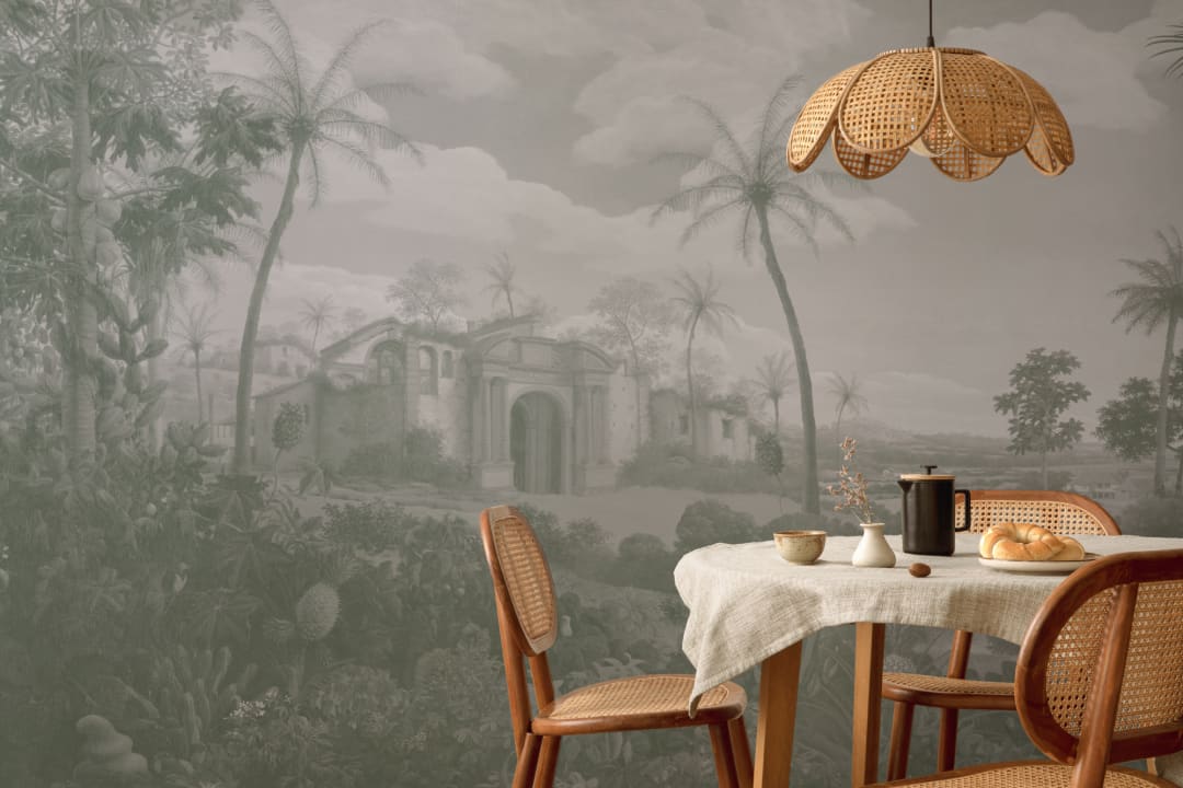 Green Frans Post Landscape Painting Mural