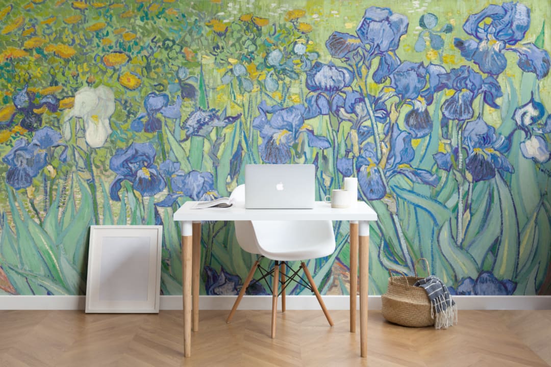 Irises by Van Gogh Wallpaper Mural