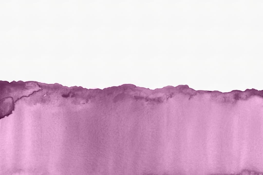 Purple Wave Watercolor Wallpaper Mural