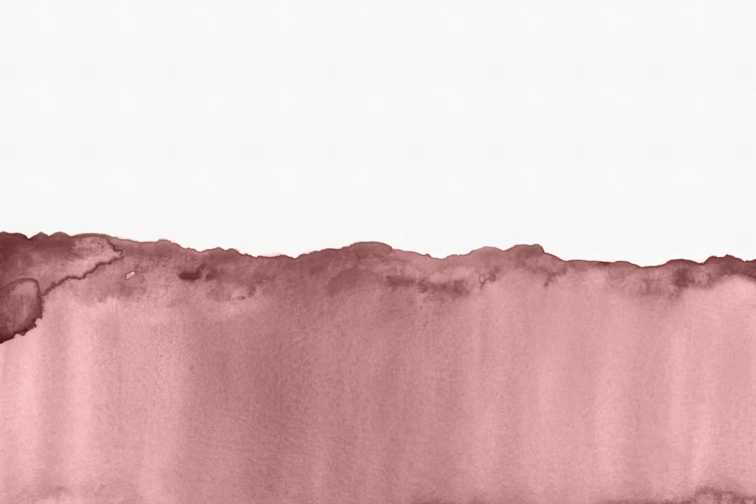 Dusky Pink Wave Watercolor Wallpaper Mural