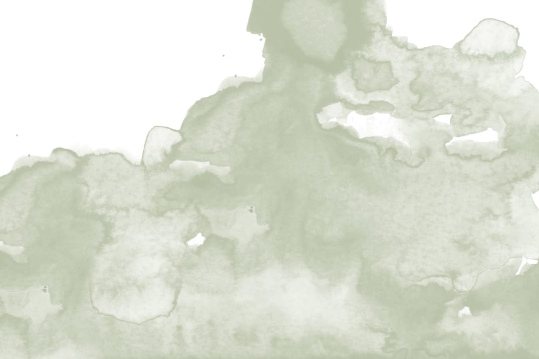 Sage Green Abstract Watercolor Wallpaper Mural