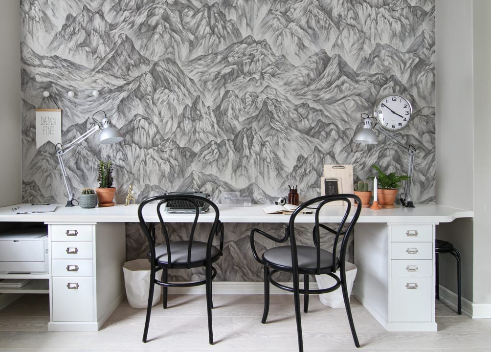 Carbon rock plate can be laid on any wall surface #wallpaper #wallboar