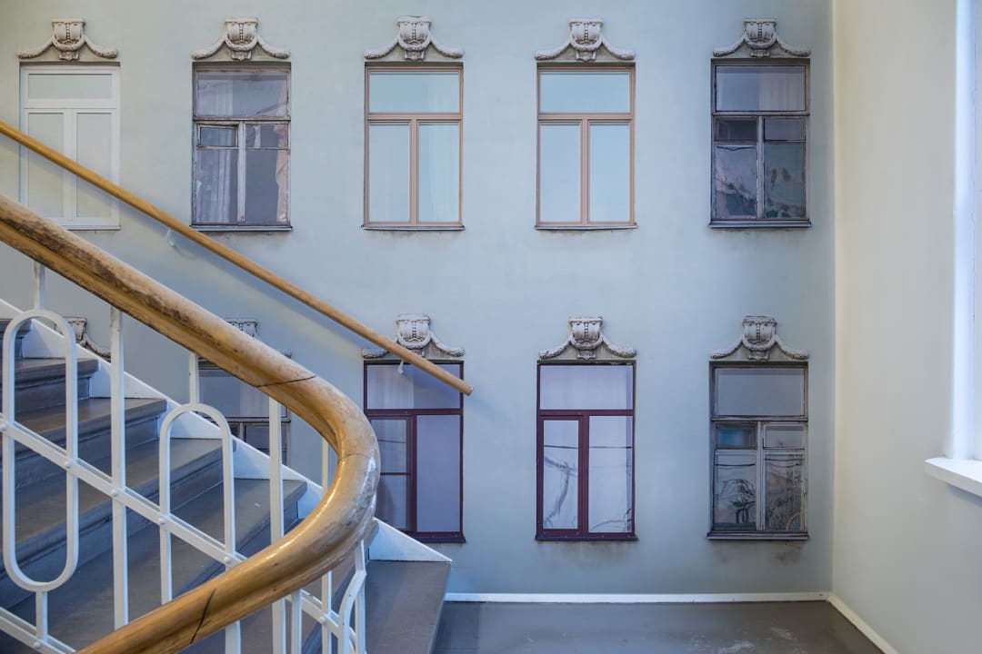 Window Row - Wallpaper | Rebel Walls