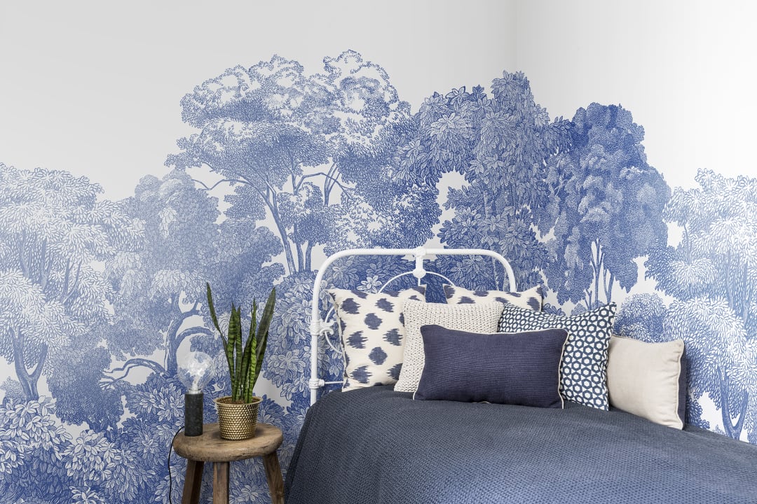 Bellewood, Porcelain Toile - Wallpaper | Rebel Walls Bellewood, Porcelain Toile - Wallpaper | Rebel Walls